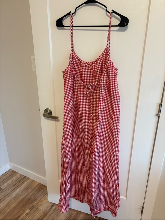 Dresses & Skirts - gingham maxi dress